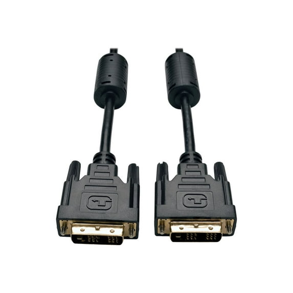 Tripp Lite P561-003 Black DVI-D to DVI-D Male to Male Black & White DVI Single Link TMDS Cable