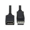 thumbnail image 1 of Tripp Lite P579-010 10 ft. Black DisplayPort Extension Cable with Latch, 4K x 2K (3840 x 2160) @ 60 Hz, HDCP 2.2 (M/F) Male to Female, 1 of 6