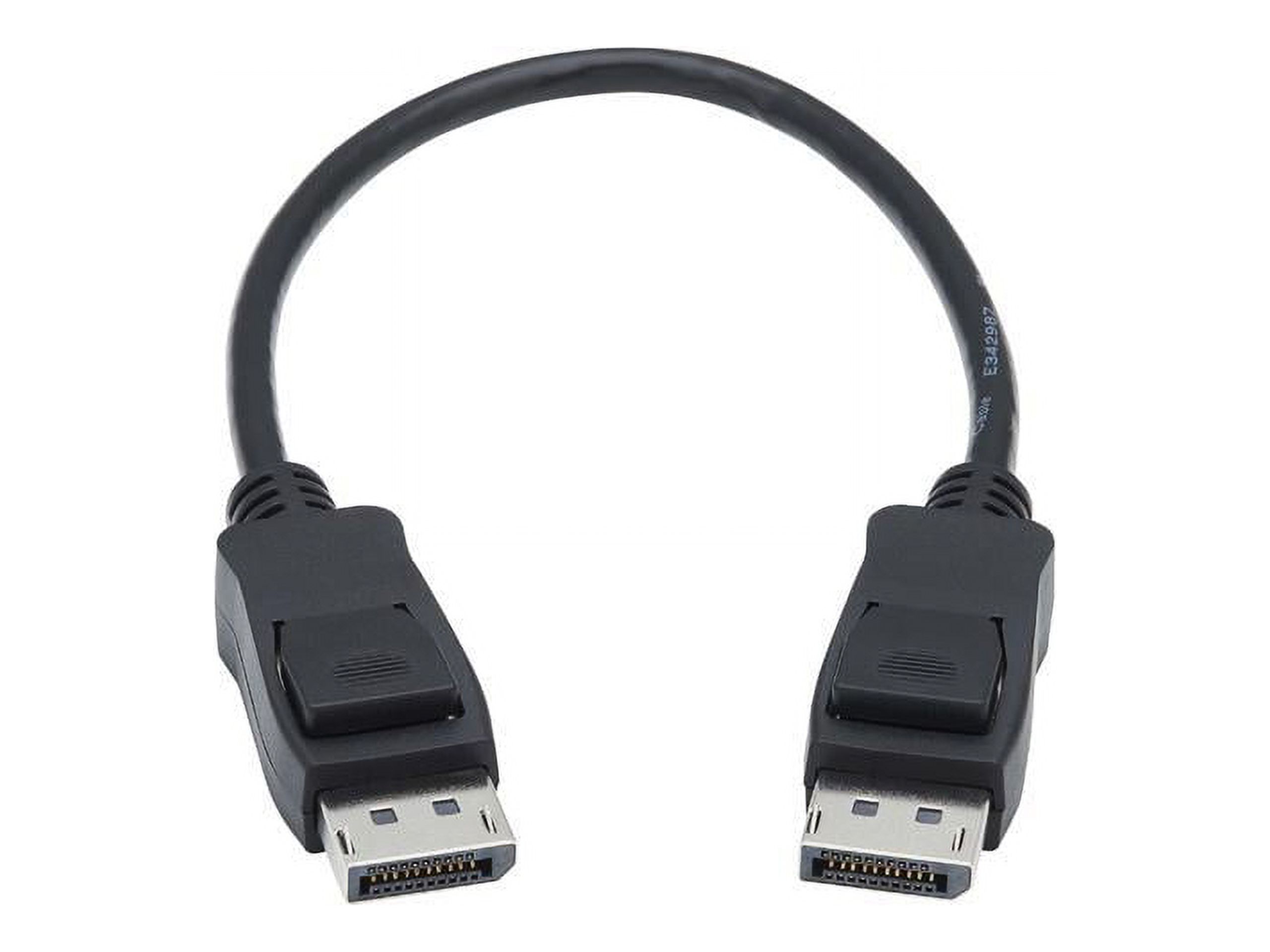 Tripp Lite P580-001-V4 1 Foot Black DisplayPort 1.4 Cable with Latching Connectors - 8K UHD, HDR, 4:2:0, HDCP 2.2, M/M, Black, 1 ft. Male to Male - image 1 of 4