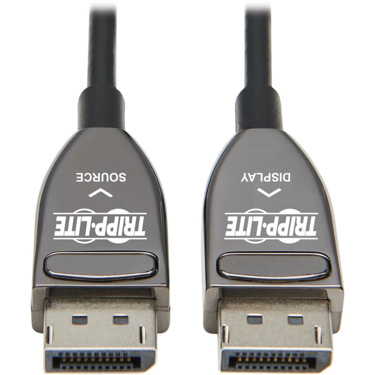 Tripp Lite P580F3-30M-8K6 DisplayPort Fiber Active Optical Cable, M/M, Black, 30 m (98 ft.), Black