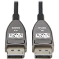 thumbnail image 1 of Tripp Lite P580F3-30M-8K6 DisplayPort Fiber Active Optical Cable, M/M, Black, 30 m (98 ft.), Black, 1 of 4