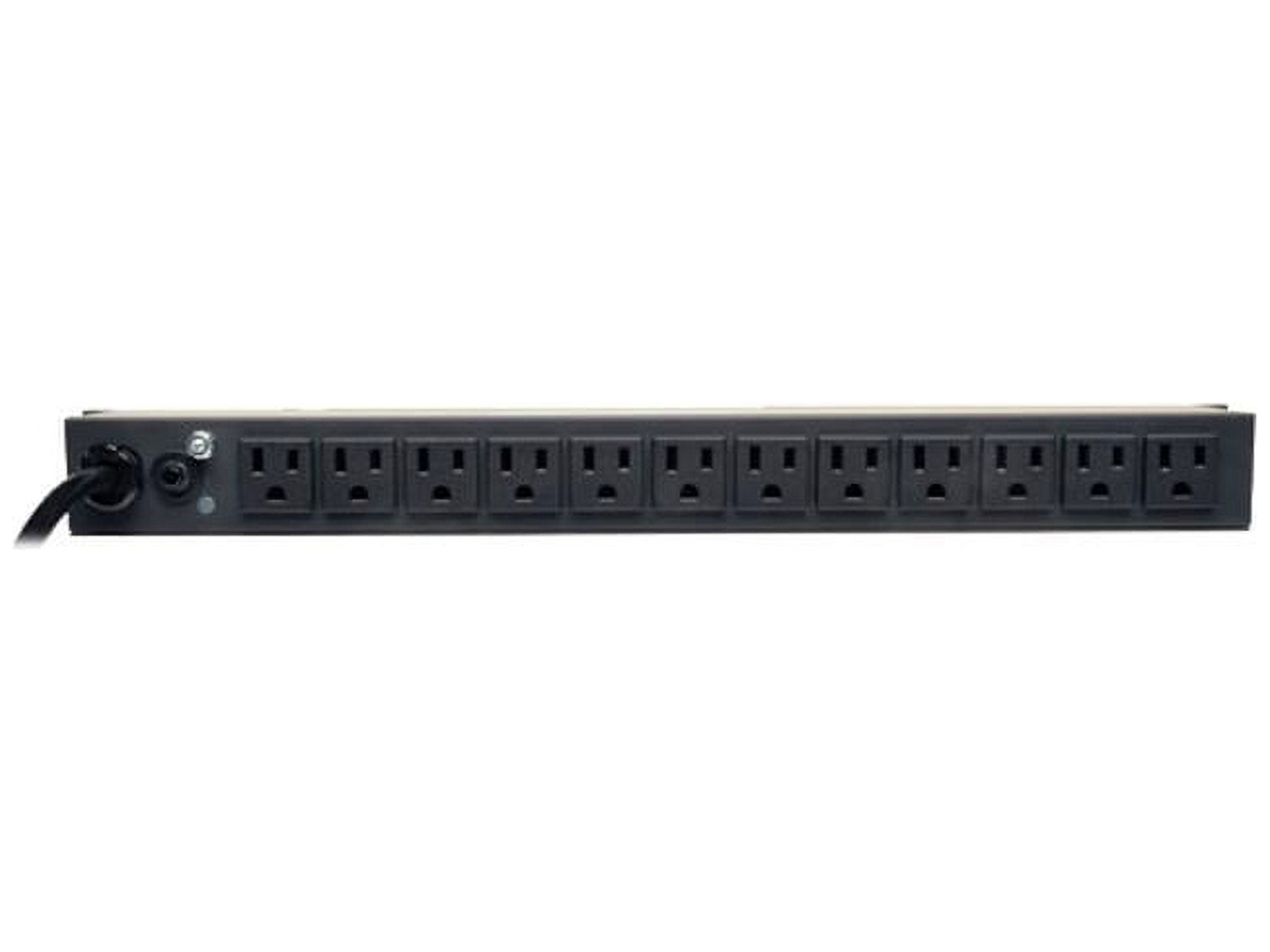 Tripp Lite 1.5kW Single-Phase 13 Outlets 5-15R 5-15P Rack-Mount PDU PDUMH15RA