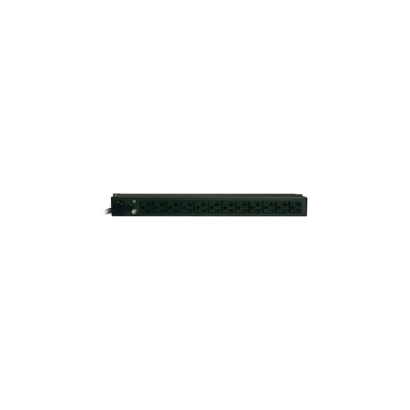 Tripp Lite 12-Outlet 2kW Single-Phase Local Metered PDU, 6ft Cord PDUMH20-6
