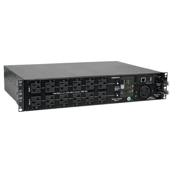 Tripp Lite 2.9kW Single-Phase Switched Automatic Transfer PDU PDUMH30ATNET