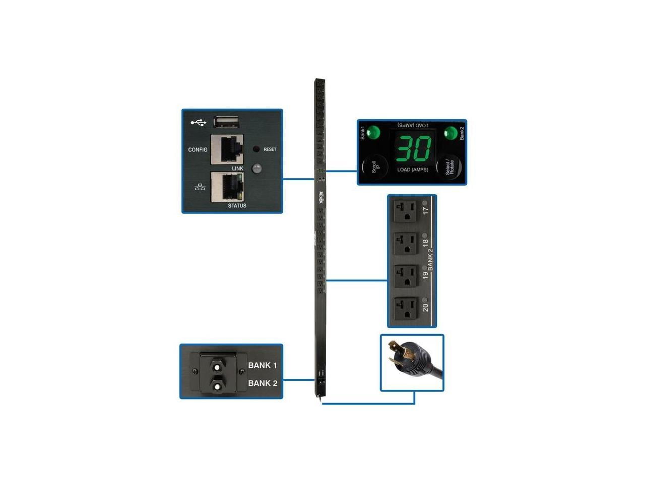 Tripp Lite 2.9kW SinglePhase Switched PDU
