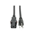 thumbnail image 1 of Eaton Tripp Lite Series Computer Power Cord NEMA 5-15P to Locking C13 Heavy-Duty 15A 125V 14 AWG 2 ft. 0.61 m Black, 1 of 3