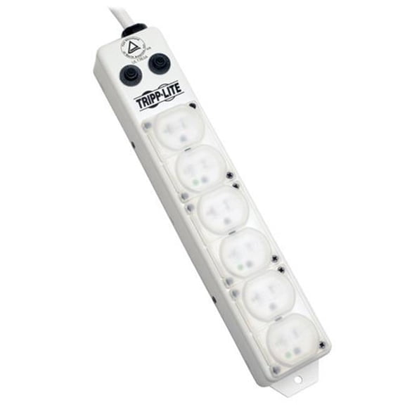 Tripp Lite Power Strip Medical Hospital Grade 6 Outlet