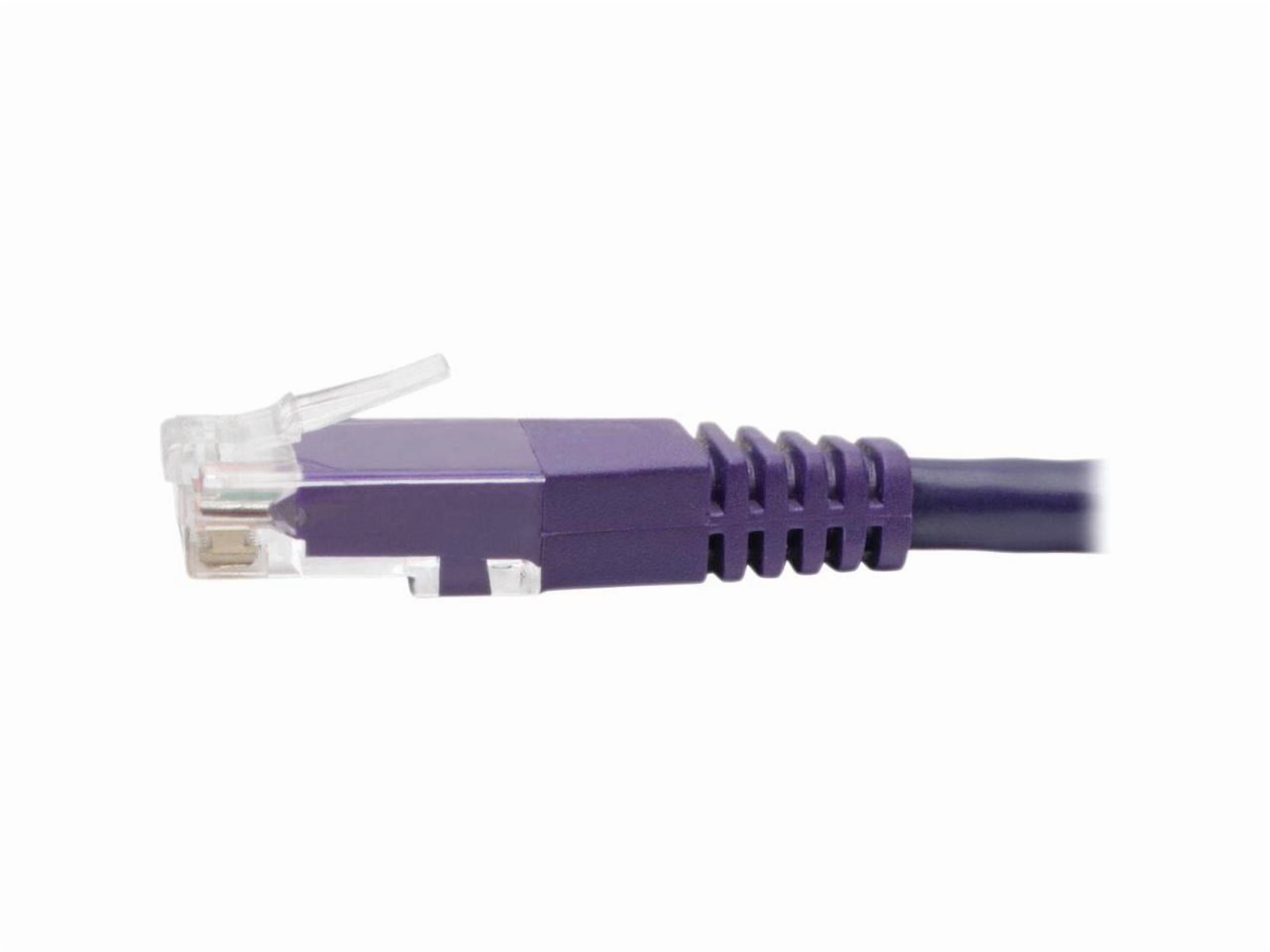 Tripp Lite Premium N200-010-PU 10ft Cat6 RJ-45 Patch Network Cable - Purple