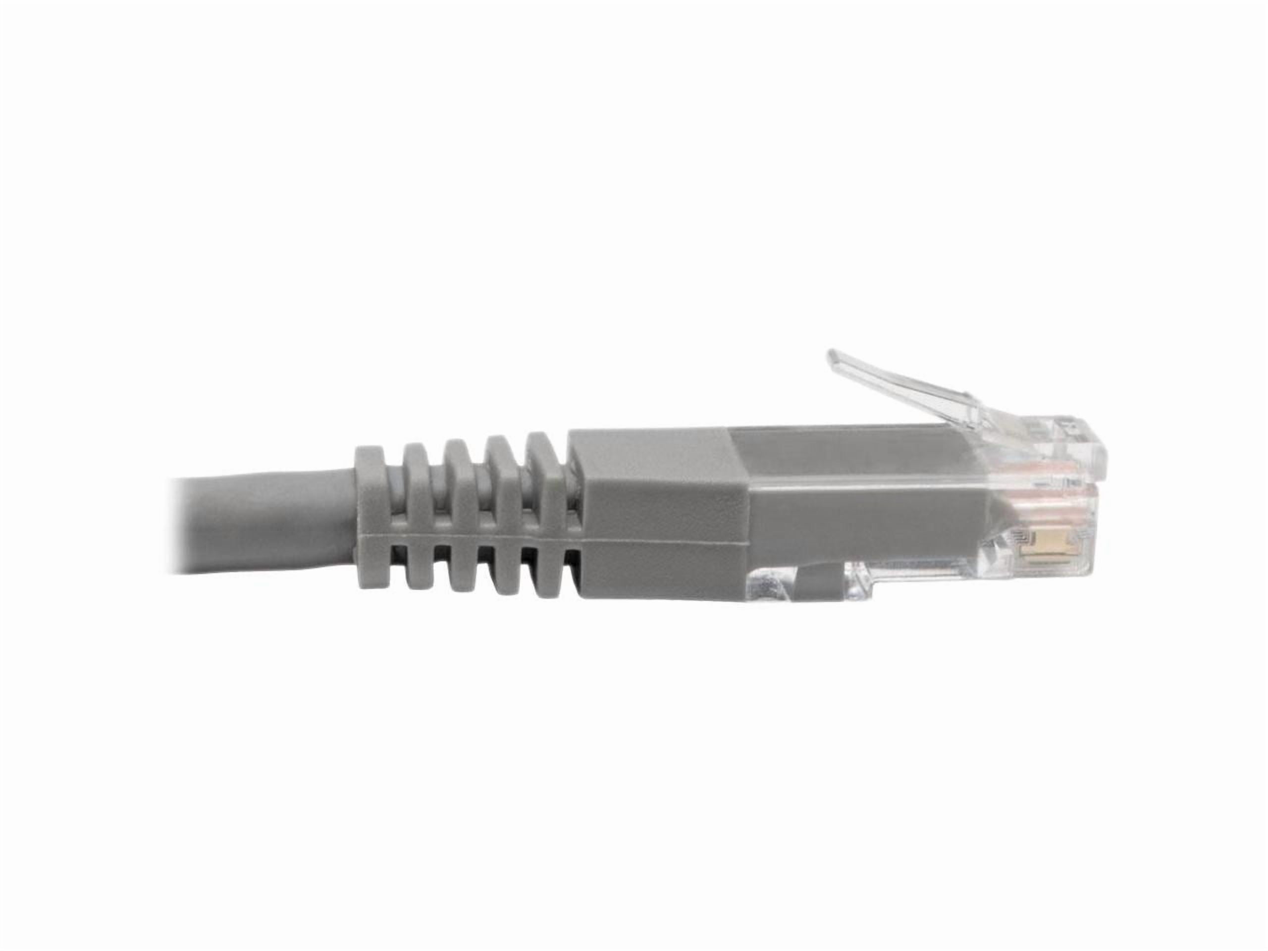 Tripp Lite Cat6 Cat5e Gigabit Molded Patch Cable RJ45 M/M 550MHz Gray 20ft