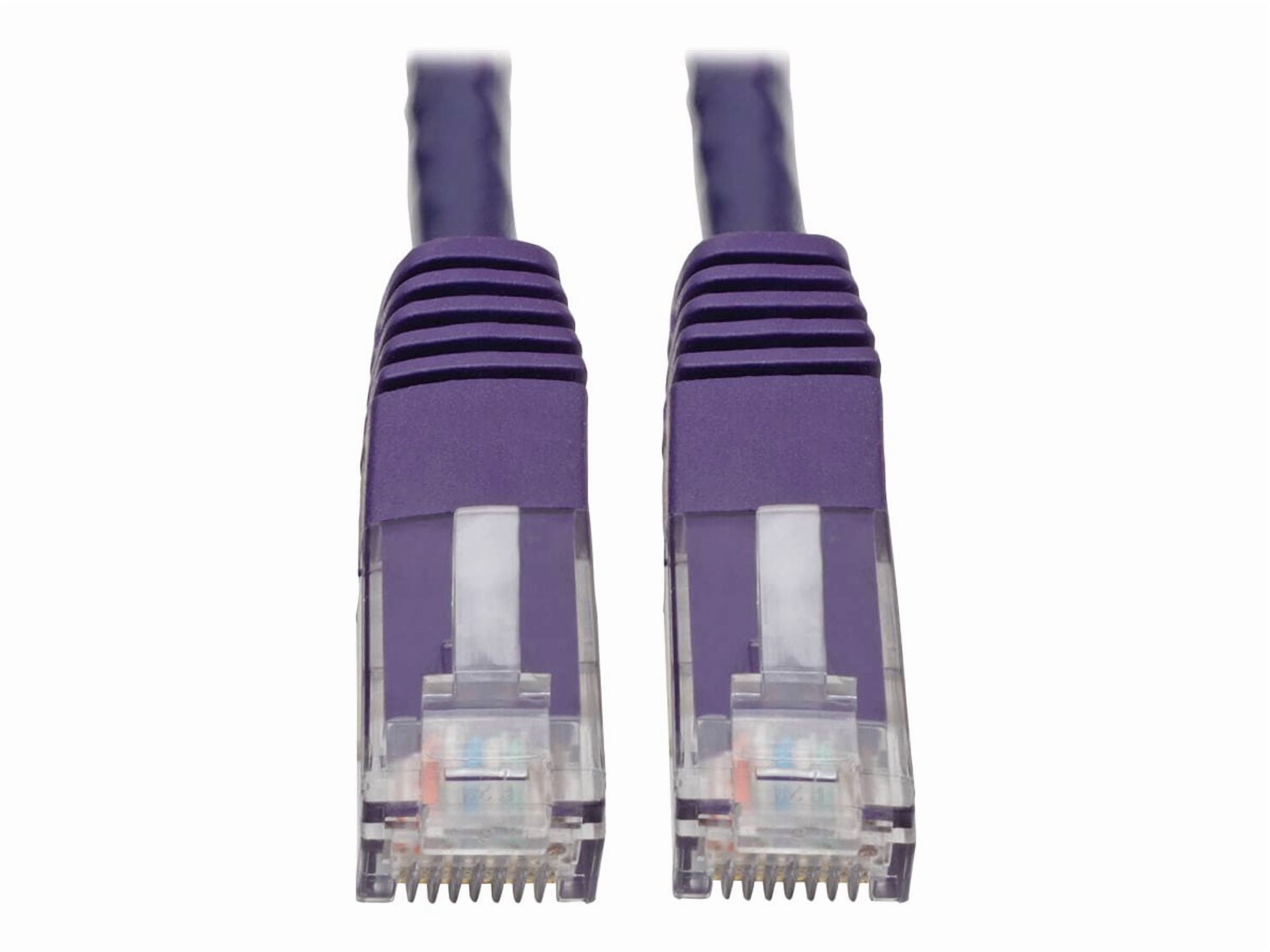 Tripp Lite Premium N200-025-PU 25ft Cat6 RJ-45 Patch Network Cable - Purple