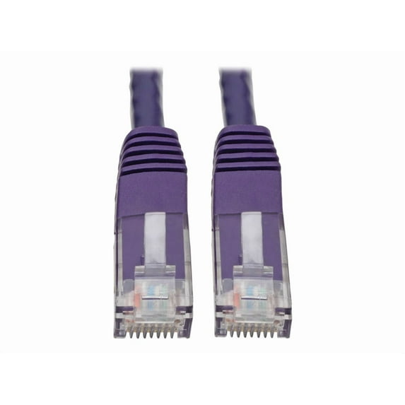 Tripp Lite Premium N200-025-PU 25ft Cat6 RJ-45 Patch Network Cable - Purple