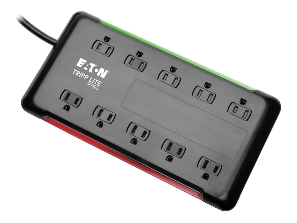 Tripp Lite Protect It! 10-Outlet Surge Protector w/ 6ft Cord, 2880 ...