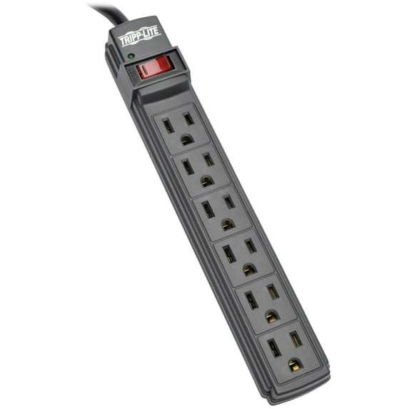 Tripp Lite® Ps66b It! 6-Outlet Strip, 6ft Cord