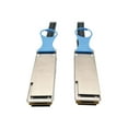 thumbnail image 1 of Eaton Tripp Lite Series QSFP28 to QSFP28 100GbE Passive DAC Cable (M/M), QSFP-100G-CU2M Compatible, 2M (6.56 ft.) - InfiniBand cable - QSFP28 (M) to QSFP28 (M) - 6.6 ft - SFF-8665/IEEE 802.3bj - passive - black, 1 of 2