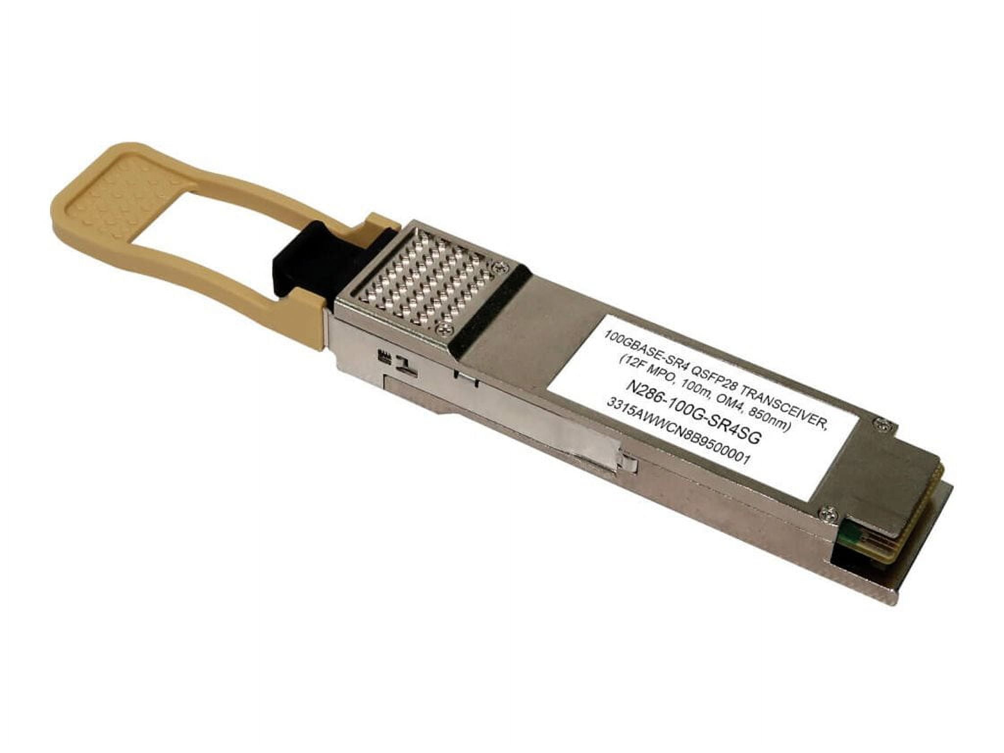 Tripp Lite QSFP28 Transceiver 100GBaseSR4, MTP/MPO MMF, 100 Gbps