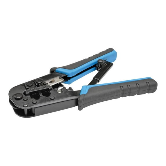Tripp Lite RJ11/RJ12/RJ45 Crimping Tool with Cable Stripper