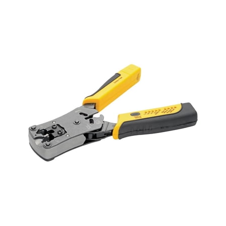 Tripp Lite RJ11/RJ12/RJ45 Wire Crimper with Built-in Cable Tester
