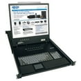 thumbnail image 1 of 8PORT KVM RACK CONSOLE 19 LCD 1U KEYBOARD HD15 PS/2 OSD, 1 of 9
