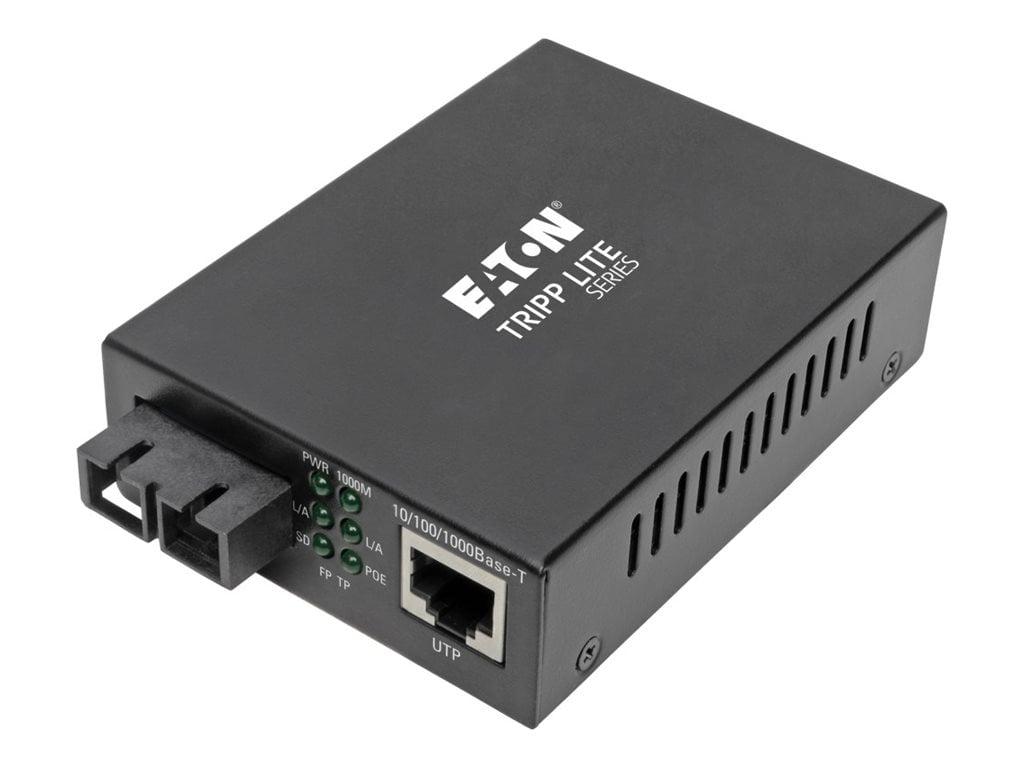 EATON TRIPP LITE SERIES GIGABIT SINGLEMODE FIBER TO ETHERNET MEDIA CONVERTER, PO