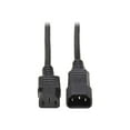 thumbnail image 1 of Tripp Lite 3' C13 to C14 13A 250V 16 AWG Computer Power Cable Black P00400313A, 1 of 6