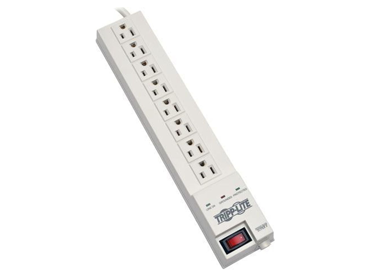 Tripp Lite SK6-6 Protect It! Surge Suppressor, 8 Outlets, 8 ft Cord, 1080 Joules, White