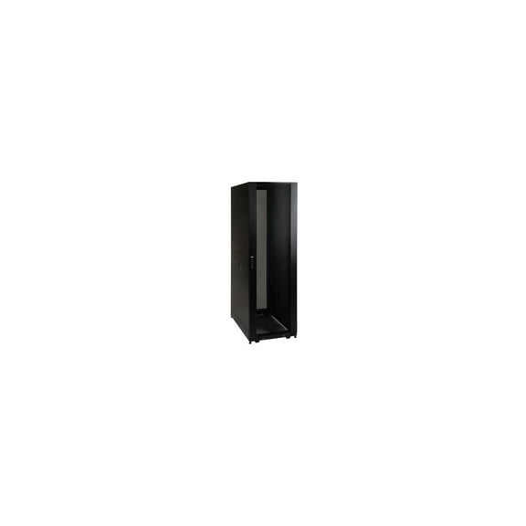 TRIPPLITE - Rack Enclosure Cabinet - 42u Rack Enclosure Cabinet Network Server Shallow Depth 3000lb Capacity - Black