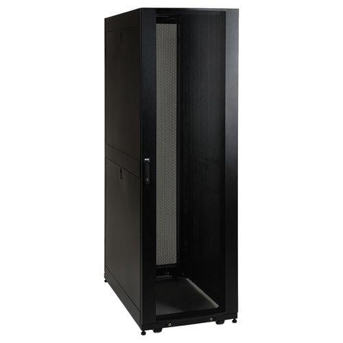 Tripp Lite SR45UB 45U Rack Enclosure Server Cabinet Doors & Sides 3000lb Capacity