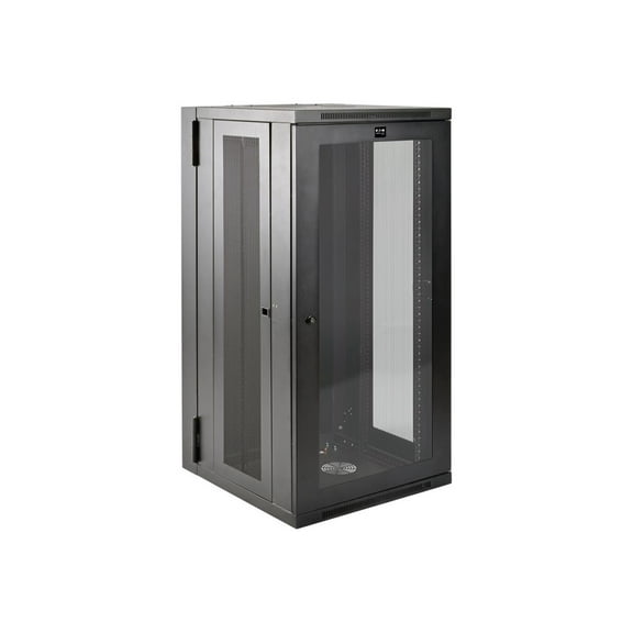 Tripp Lite 26u Wall Mount Rack Enclosure Server Cabinet Deep Acrylic Window - 19" 26u Wide X 24.50" Deep Wall Mountable For Ups - Black, Clear - Steel, Acrylic - 250 Lb X Maximum Weight (srw26usdpg)
