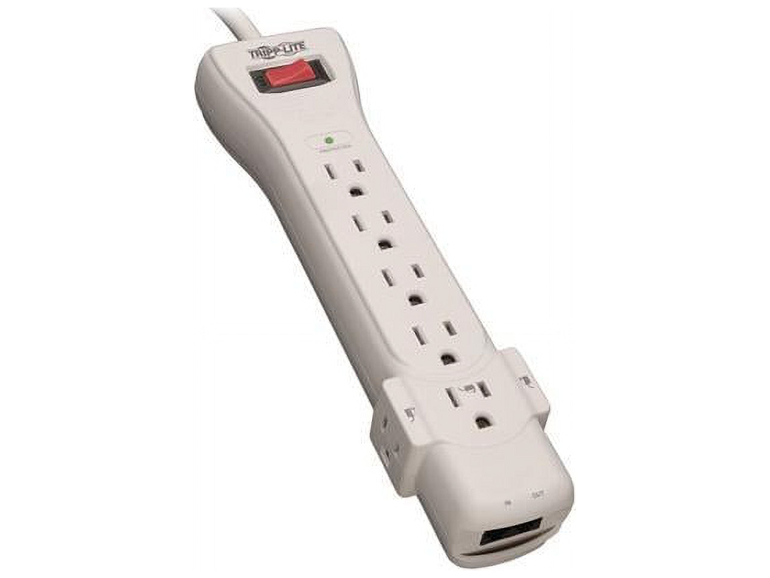 Tripp Lite Protect It! 7-Outlet Surge Protector w/ Fax/Modem Protection, 1080 J
