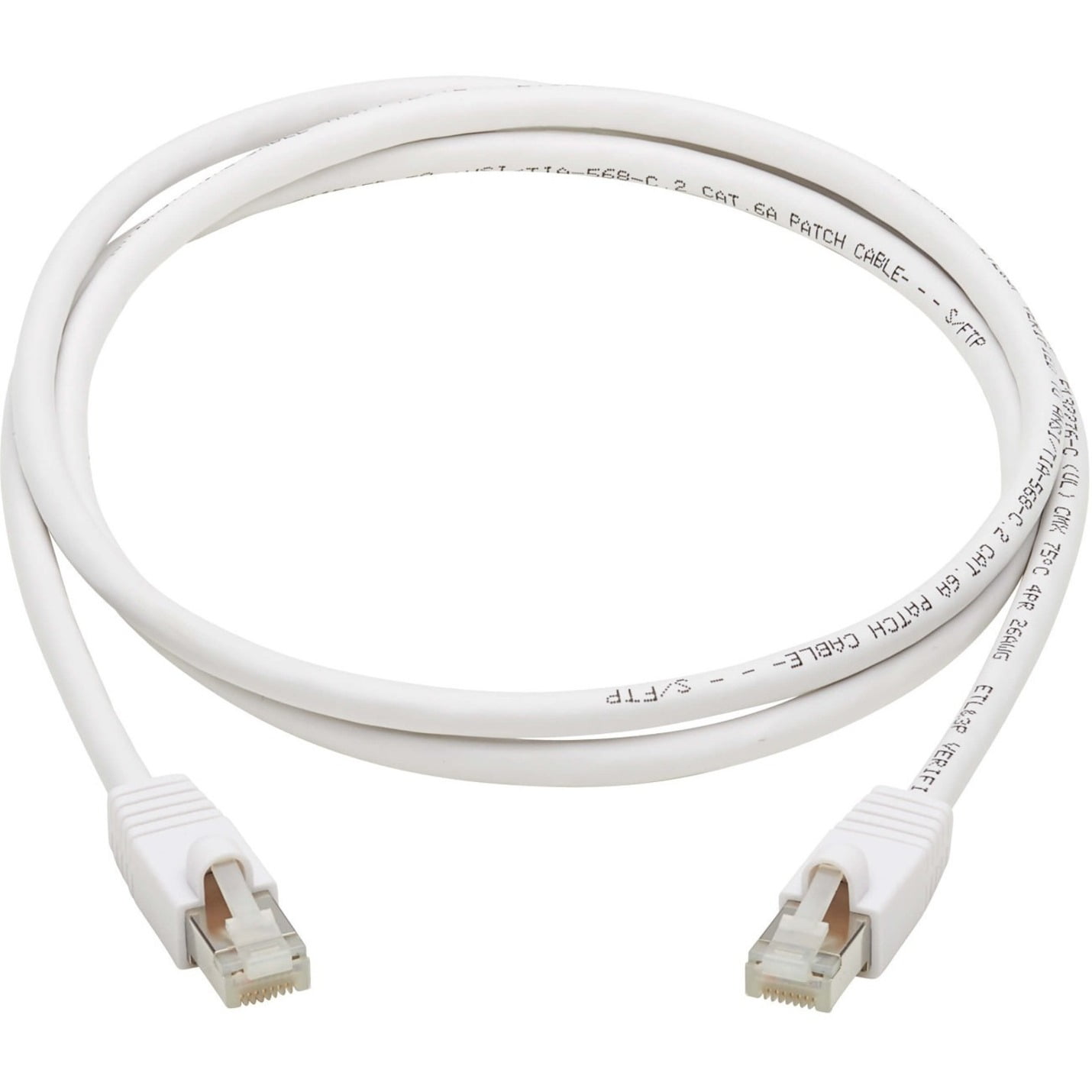Tripp Lite Safe-IT 5ft RJ-45 Cat6a Snagless Ethernet Cable White N262AB005WH
