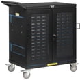 thumbnail image 1 of Eaton Tripp Lite Series Safe-IT UV Locking Storage Cart for Mobile Devices and AV Equipment, Black, 1 of 3