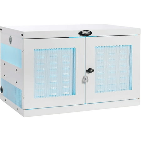 Tripp Lite Safe-IT UV Charging Station 16-Port USB Antimicrobial for iPad and Android Tablet White