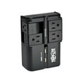 thumbnail image 1 of Tripp Lite Sk40rusbb 4-outlet Rotatable Surge Protector With 2 Usb Ports, 1 of 9