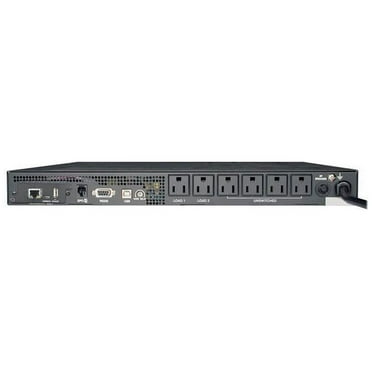 Eaton Tripp Lite Series SmartPro 120V 1kVA 800W Line-Interactive Sine Wave UPS, 1U Rack/Vertical, WEBCARDLX Network Interface, USB, DB9, 6 Outlets - 1000 VA/800 W - 120 V AC - 4 Minute Stand-by Time -