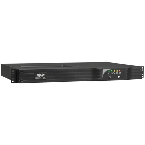 Tripp Lite SmartPro 120V 750 VA 600 Watts Line-Interactive Sine Wave UPS, 1U Rackmount, Pre-installed WEBCARDLX Network Interface, USB, DB9 Serial (SMART750RM1UN)