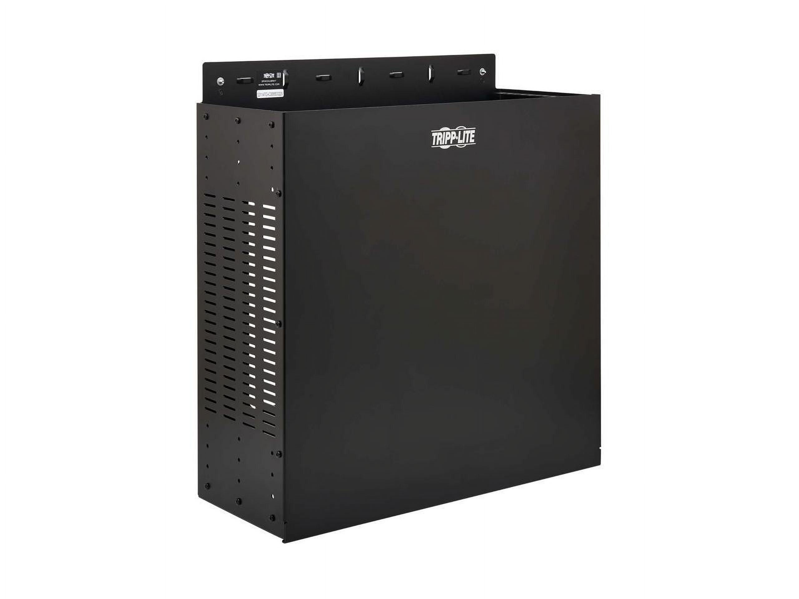 Tripp Lite SmartRack 4U Low-Profile Vertical-Mount Vented Wall-Mount ...