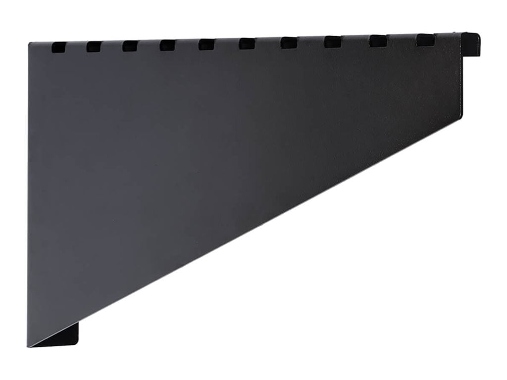 Eaton Tripp Lite Series SmartRack Large Heavy-Duty Wall Bracket for 150-450 mm Wire Mesh Cable Trays - Cable tray mounting bracket - wall mountable - black - for P/N: SR2POSTDP12HD, SR2POSTDP24HD, SRWB18410X2STR, SRWB6210STR10, SRWB6410STR10