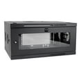 thumbnail image 1 of Eaton Tripp Lite Series SmartRack 6U Low-Profile Switch-Depth-Plus Wall-Mount Rack Enclosure Cabinet, Wide - Rack enclosure cabinet - wall mountable - black - 6U - 19", 1 of 8