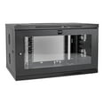 thumbnail image 1 of Eaton Tripp Lite Series SmartRack 9U Wallmount Rack Enclosure Wide Cable Management Acrylic Window - Rack enclosure cabinet - wall mountable - black - 9U - 19", 1 of 10