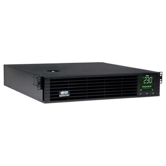Eaton Tripp Lite Series SmartPro 1500VA 1500W 208V Line-Interactive Sine Wave UPS - 8 Outlets, Extended Run, Network Card Included, LCD, USB, DB9, 2U Rack/Tower Battery Backup - UPS (rack-mountable) - 10 A - AC 230 V - 1500 Watt - 1500 VA - 1-phase - RS-232, USB - output connectors: 8 - PFC - 2U - 19" - TAA Compliant