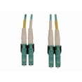 thumbnail image 1 of Eaton Tripp Lite Series 400G Multimode 50/125 OM4 Switchable Fiber Optic Cable (Duplex LC-PC M/M), LSZH, Aqua, 2 m (6.6 ft.) - Network cable - LC multi-mode (M) switchable to LC multi-mode (M) switchable - 2 m - fiber optic - duplex - 50 / 125 micron - OM4 - OFNR - halogen-free - aqua, 1 of 5