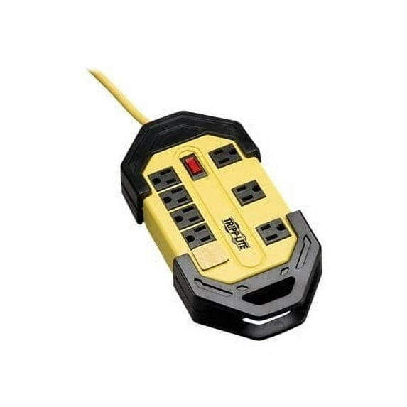 Tripp Lite by Eaton Power It! Safety Power Strip with GFCI Plug, 8 Outlets, 12 ft Cord, Yellow/Black