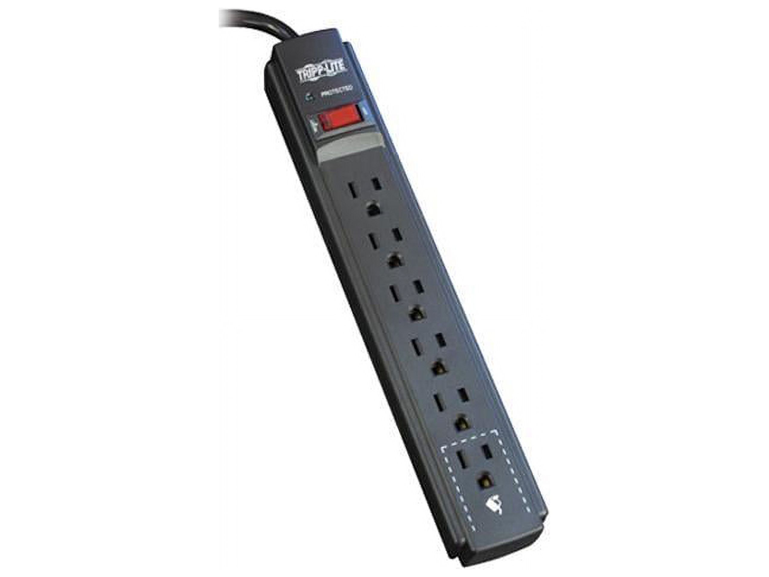 Tripp Lite TLP615B Protect It! 6-Outlet Surge Protector, 15ft Cord - image 1 of 2