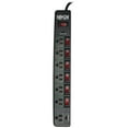 thumbnail image 1 of Tripp Lite TLP76MSGB ECO-Surge 7-Outlet Surge Protector with 6 Individually Controlled Outlets, 6ft Cord, 1 of 5