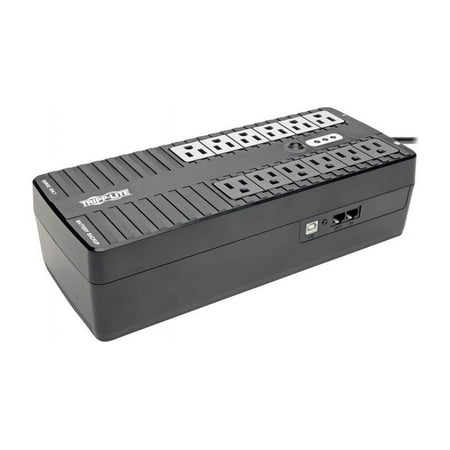 Tripp Lite, TRPINTERNET750U, 750VA 6UPS/Surge and 6 Surge UPS System, Black
