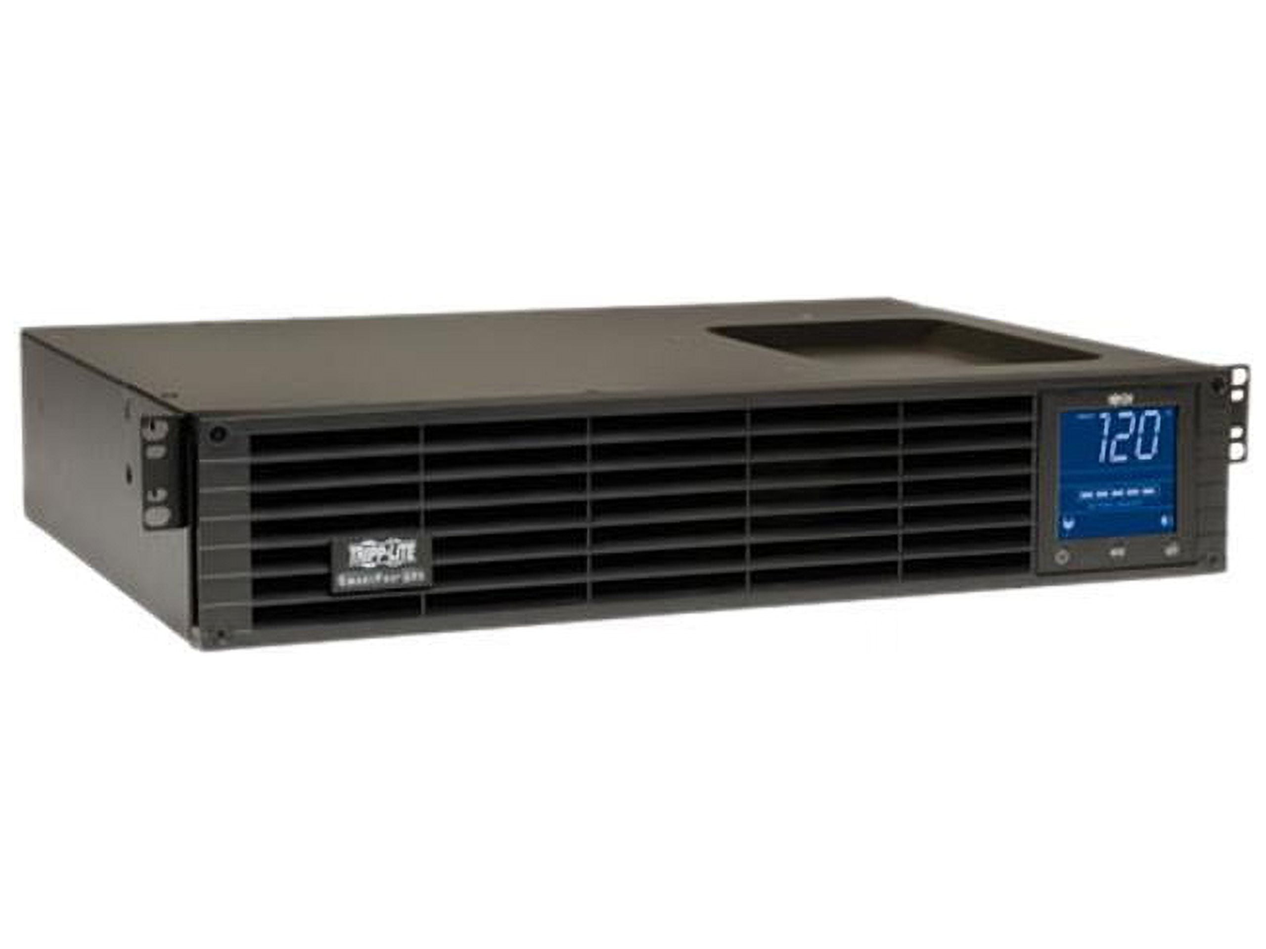 Tripp Lite SMC10002URM UPS System Series SmartPro 120V 1kVA 700W Line-Interactive Sine Wave UPS, 2U Rack/Tower, LCD, USB, DB9, 6 Outlets