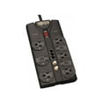 thumbnail image 1 of Tripp Lite Tlp808teltv 8-outlet Surge Protector (2,160 Joules; 8ft Cord; Tel/modem/fax Protection; $150,000 Ultimate Lifetime Insurance), 1 of 5