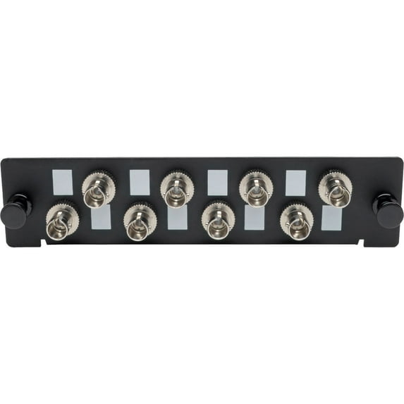 Tripp Lite Toolless Pass-through Fiber Patch Panel Mmf/smf 8 St Connectors - Patch Panel - St X 8 - Black