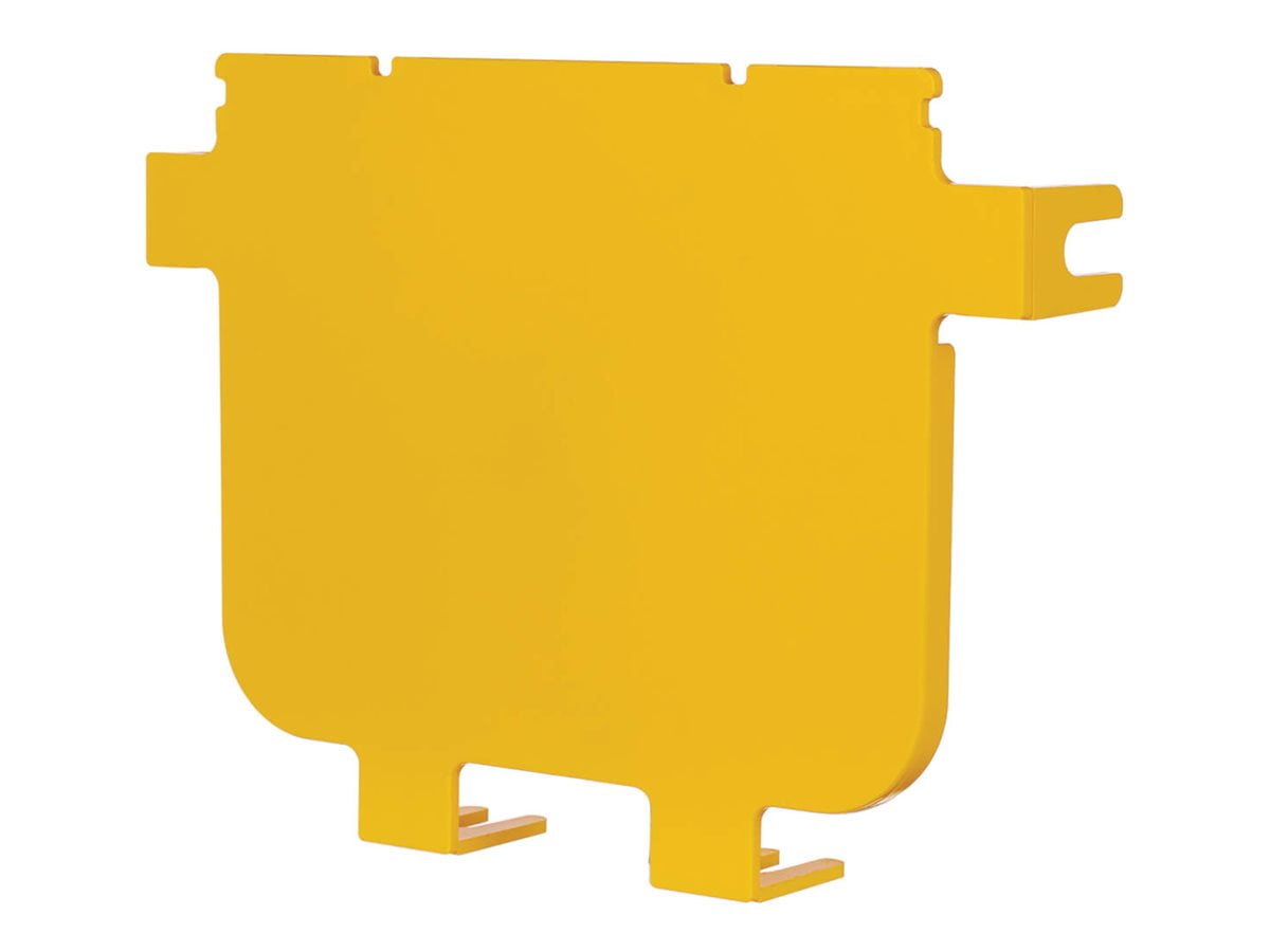 Eaton Tripp Lite Series Toolless Raceway End Cap for Fiber Routing System 120mm 5in - Cable raceway end cap - yellow