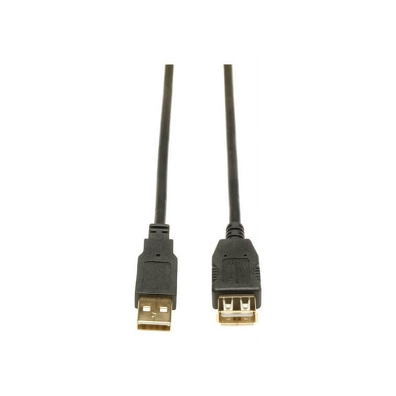 Tripp Lite U024-010 Black USB-A M/F Gold Extension Cable for USB2.0 Cable